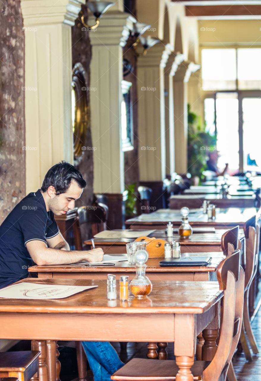 Indoors, Furniture, Table, Room, Restaurant