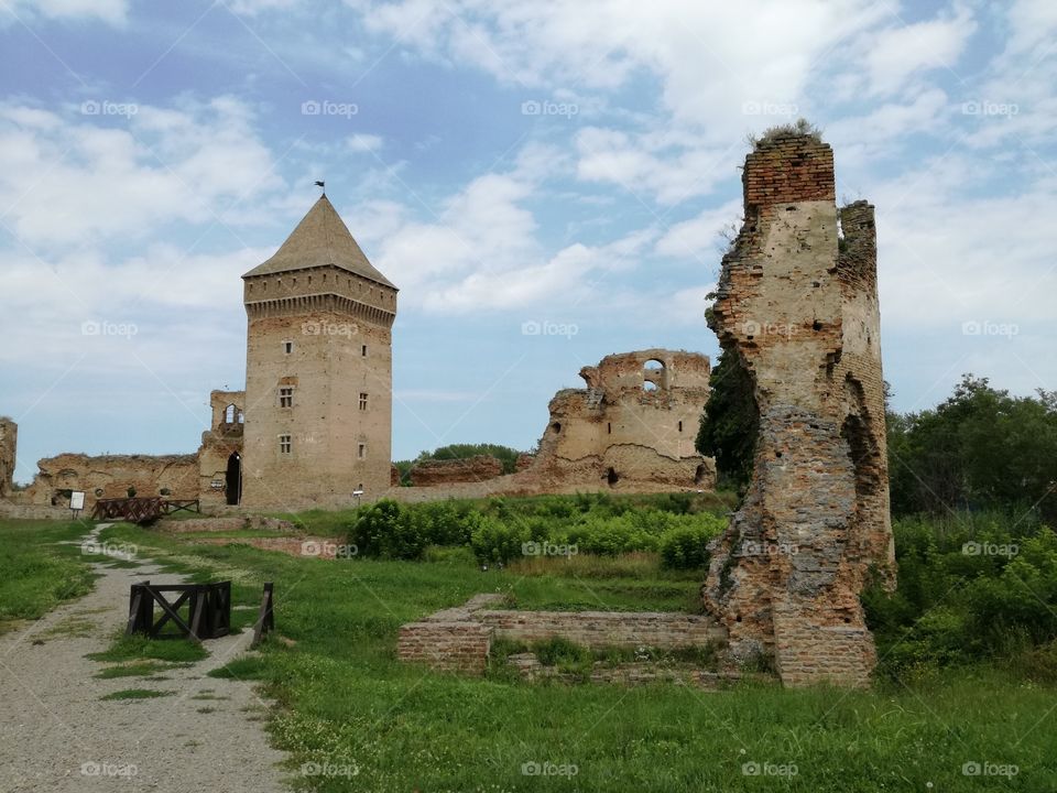 Medieval fortress and tower