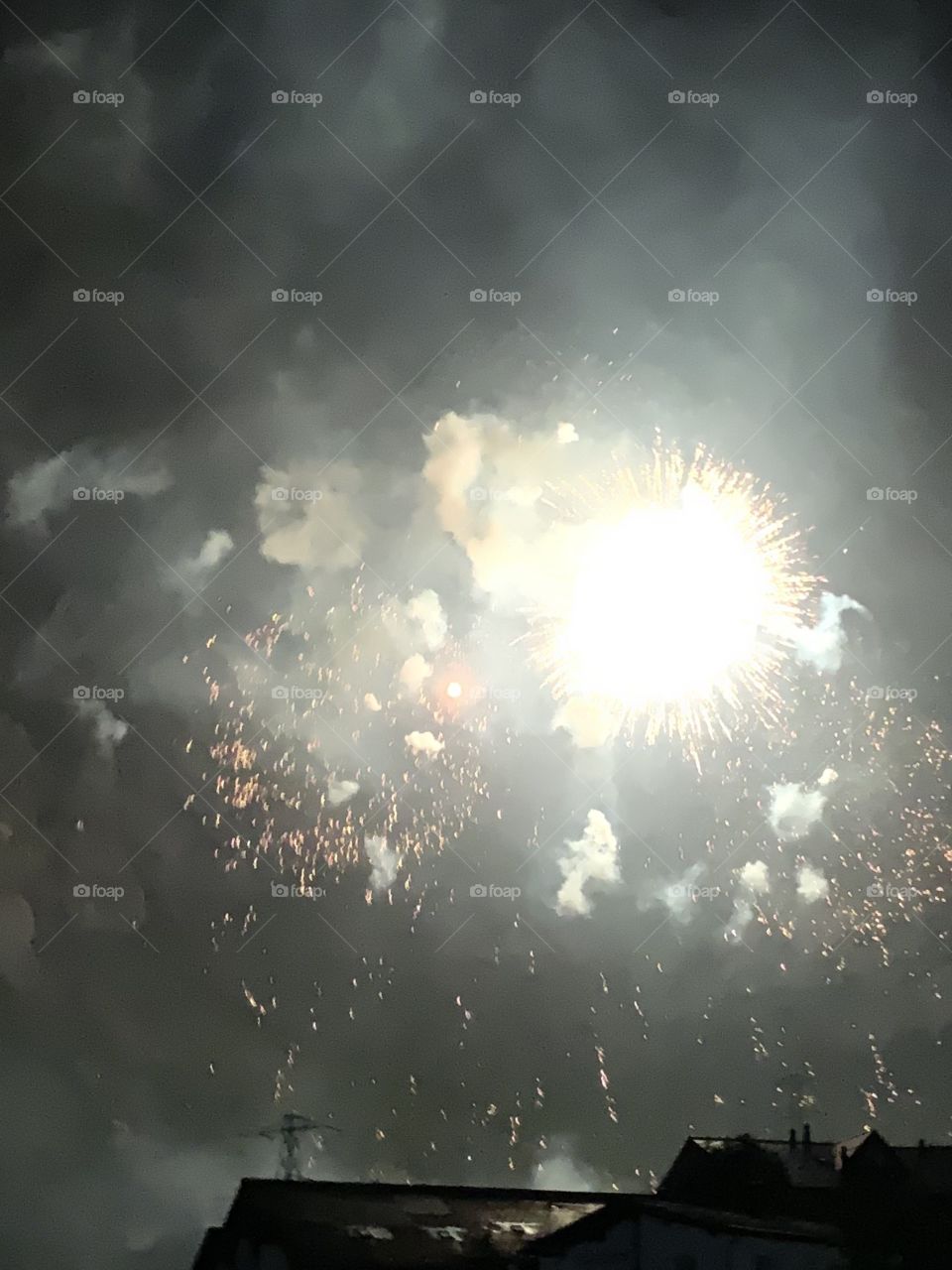 Fireworks in Vallis, CH
