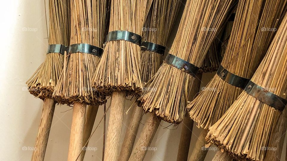 Traditional old broom