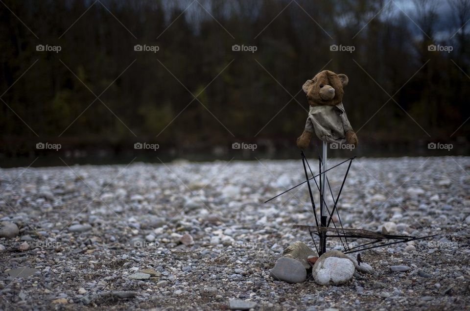 Abandoned Bear Umbrella