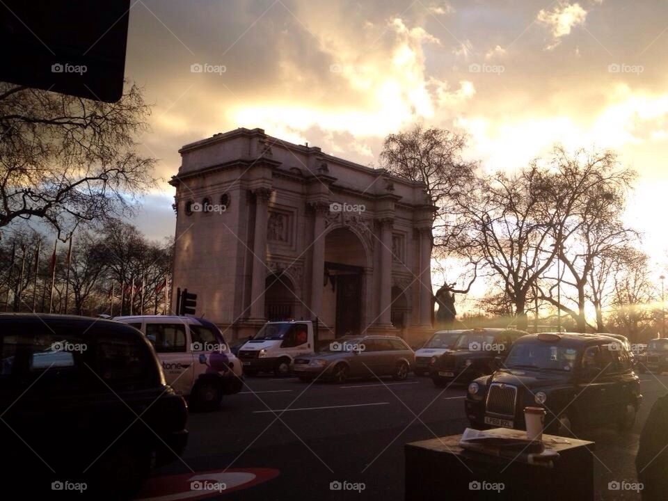 Sunset In London