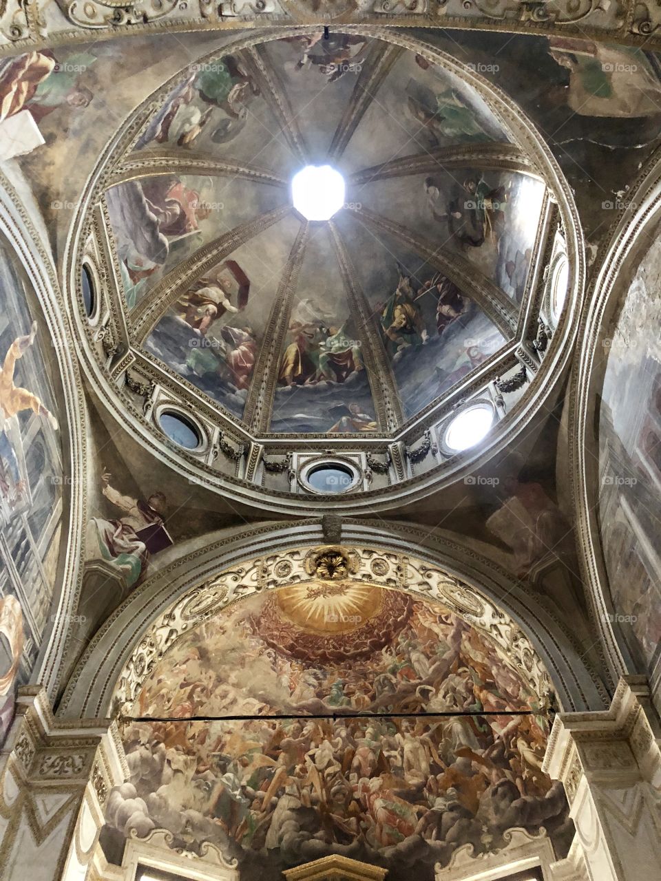 Ceiling in San Marco church Milan