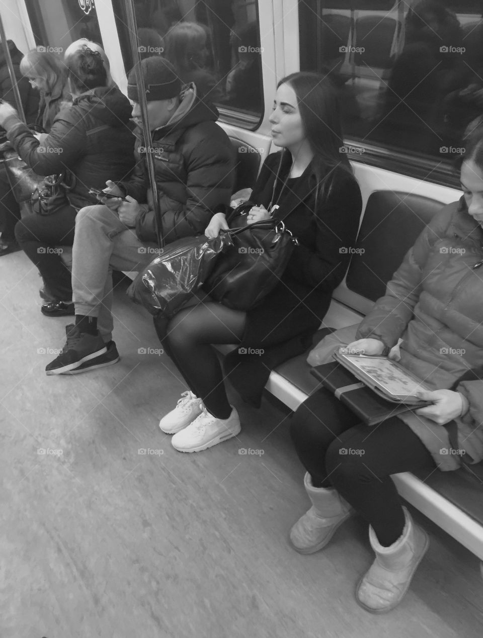 Moscow metro girl