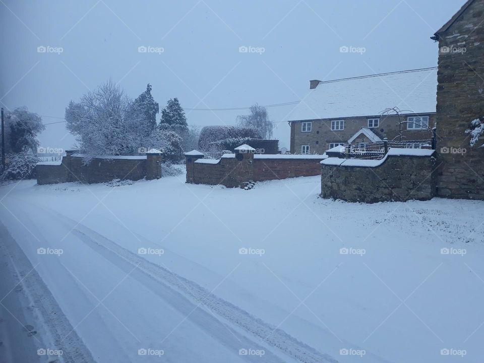 First drive of the snowfall