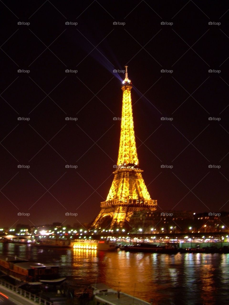 Eiffel Tower at night