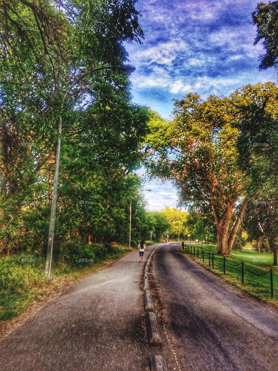 Walking at the park! 