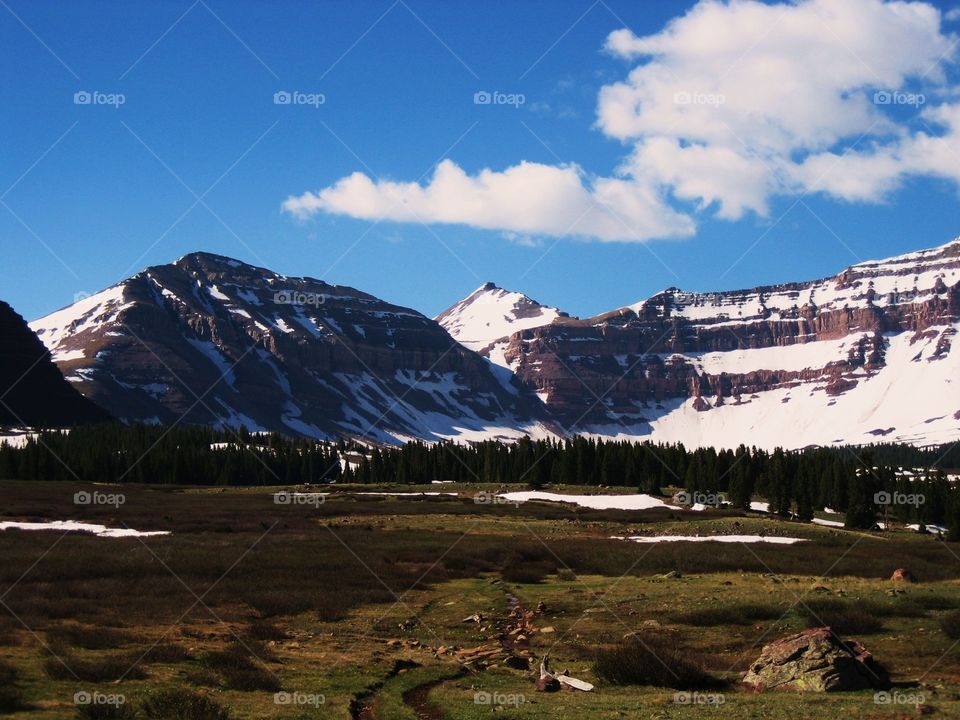 Utah mountain valley