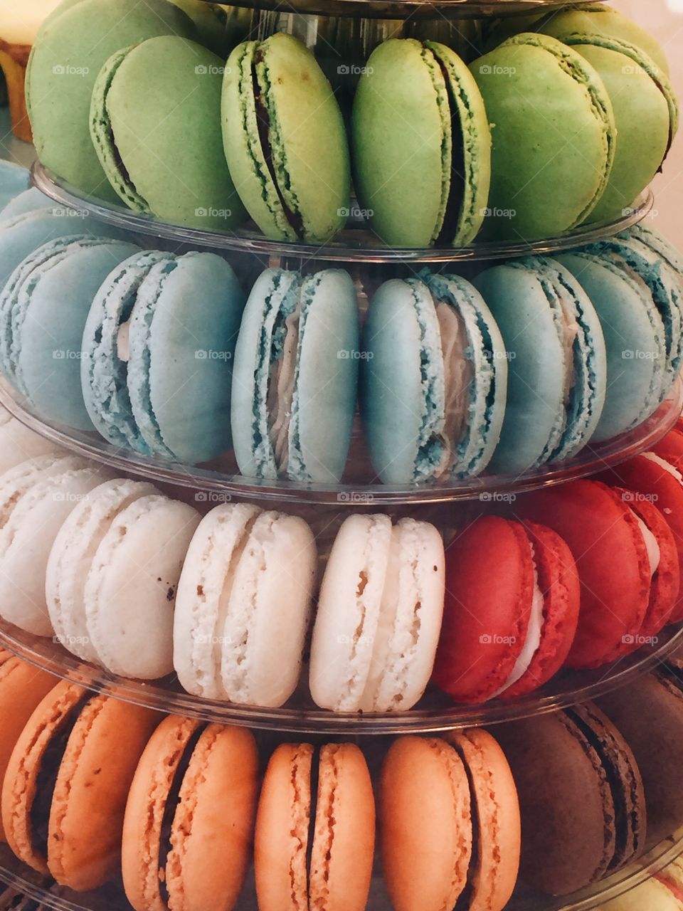 Colorful macaroons