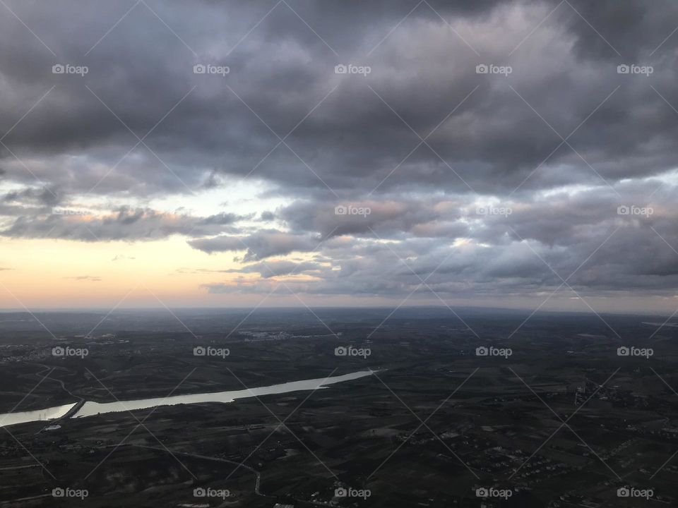 The celestial beauty of the skies - clouds like a child's dream - makes us feel extraterrestrial, like angels. Prayers might come true more up here.
