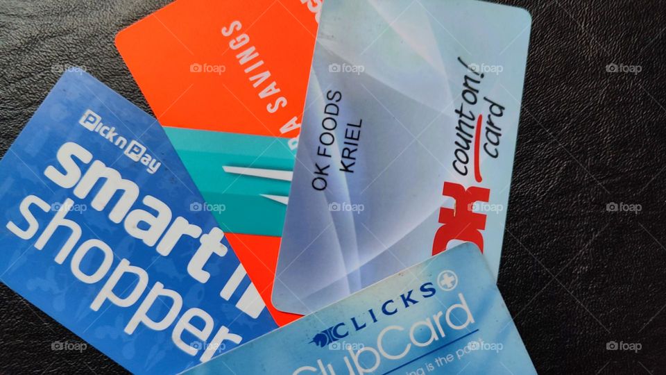 Saving cards for shops