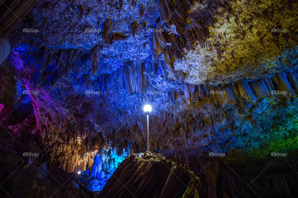 Gong Cave in Pacitan, East Java can be a place for us to see the texture of the earth's bowels.