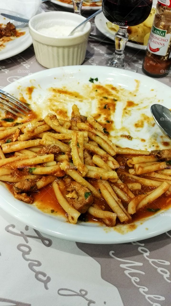 Pasta con Pesce Spada e Melenzane