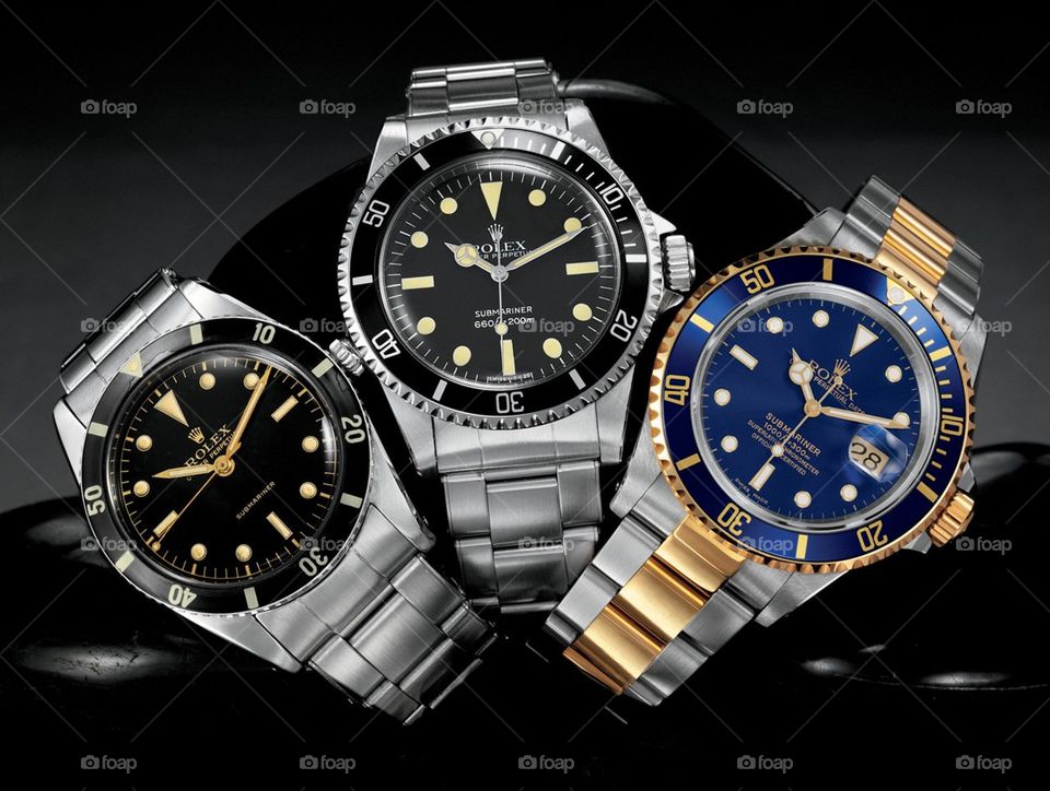 3 beautiful rolex watches of beautiful quality