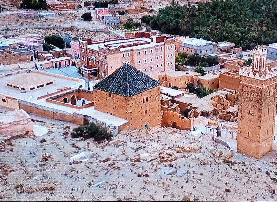 beautiful village in morroco