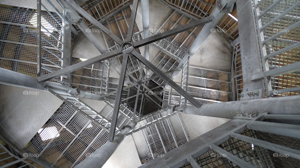 Steel stairs constructions