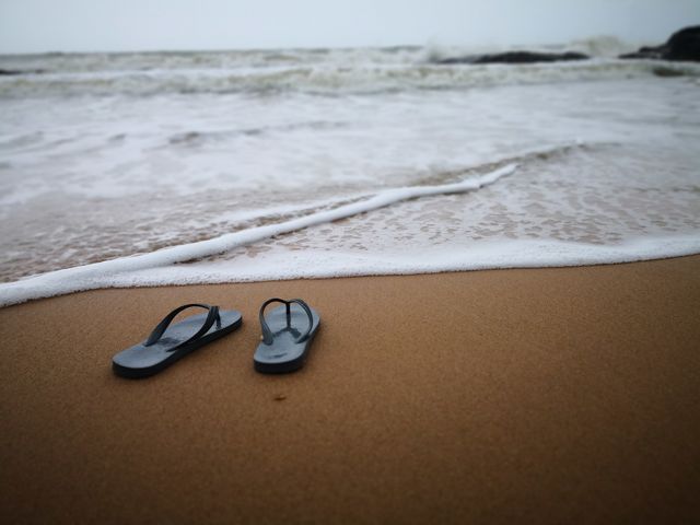 On the beach