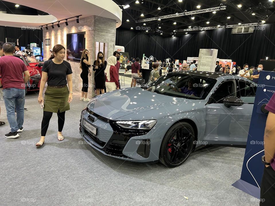 Audi e Tron GT exhibiton at Shah Alam Malaysia