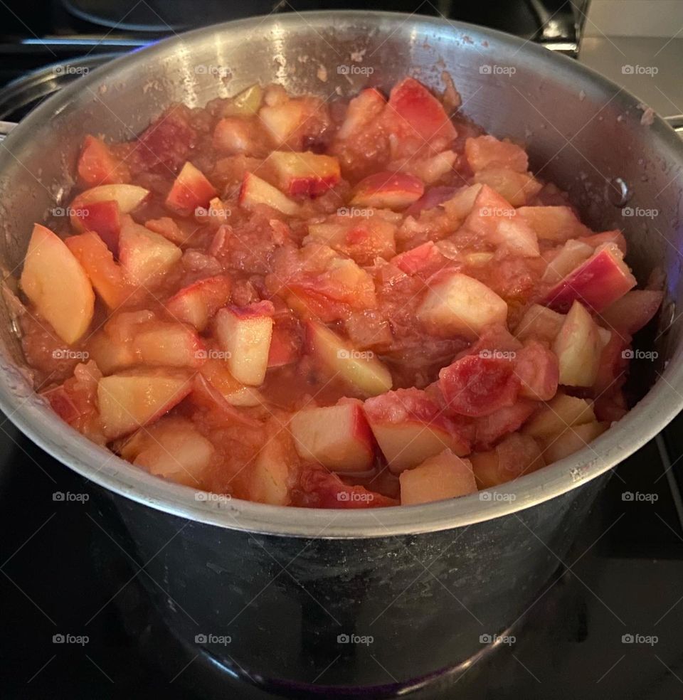Autumn apple harvest makes for yummy applesauce