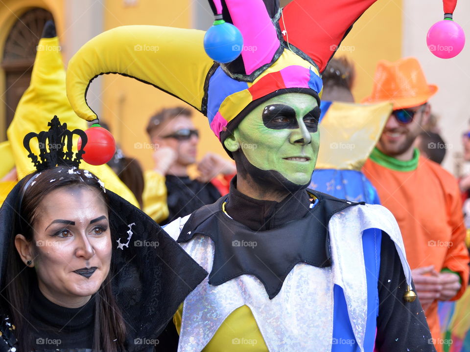 carnival parade, people, portrait