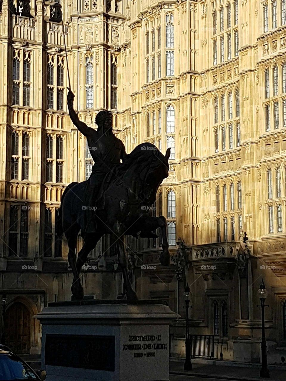 England Architecture and Statue