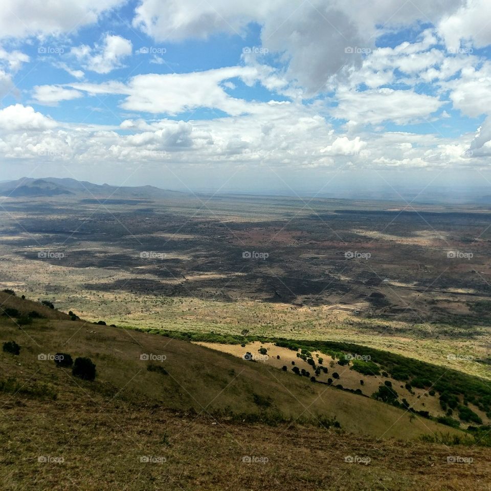 View over Maasai land, Kenya