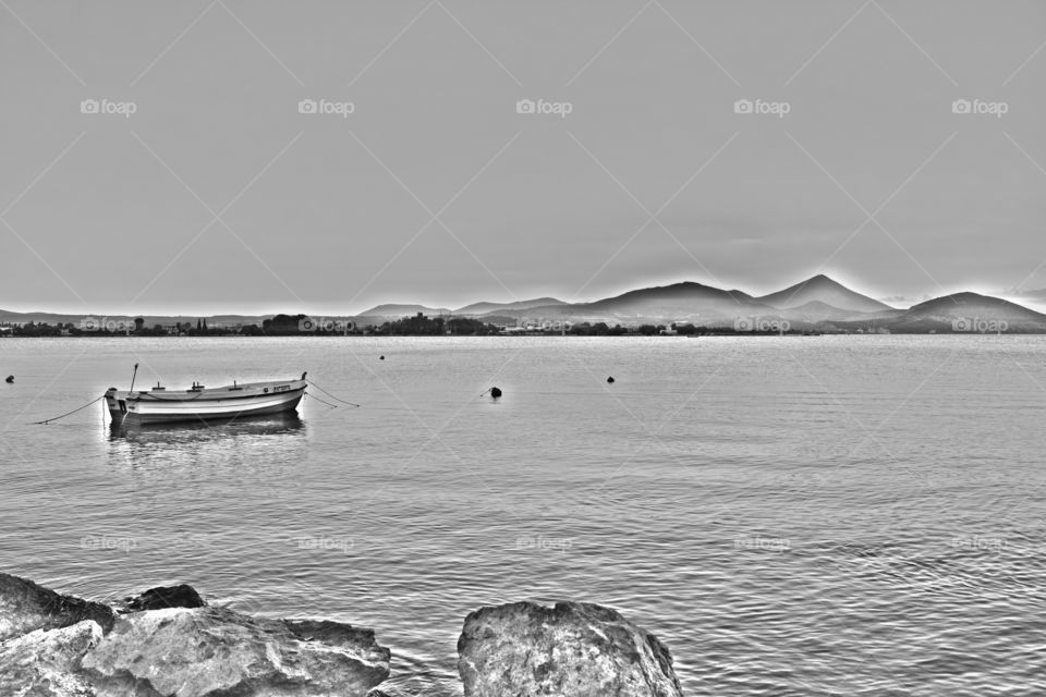 Greece Chalkida coastline. Greece Chalkida coastline