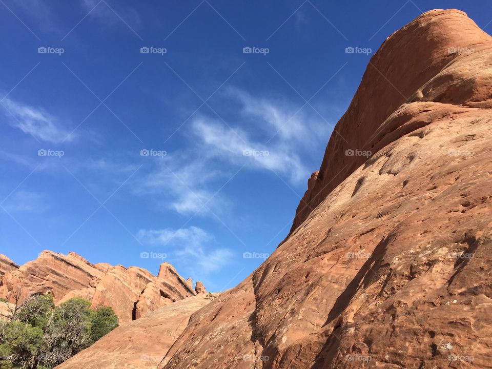 Rock fin at Arches 