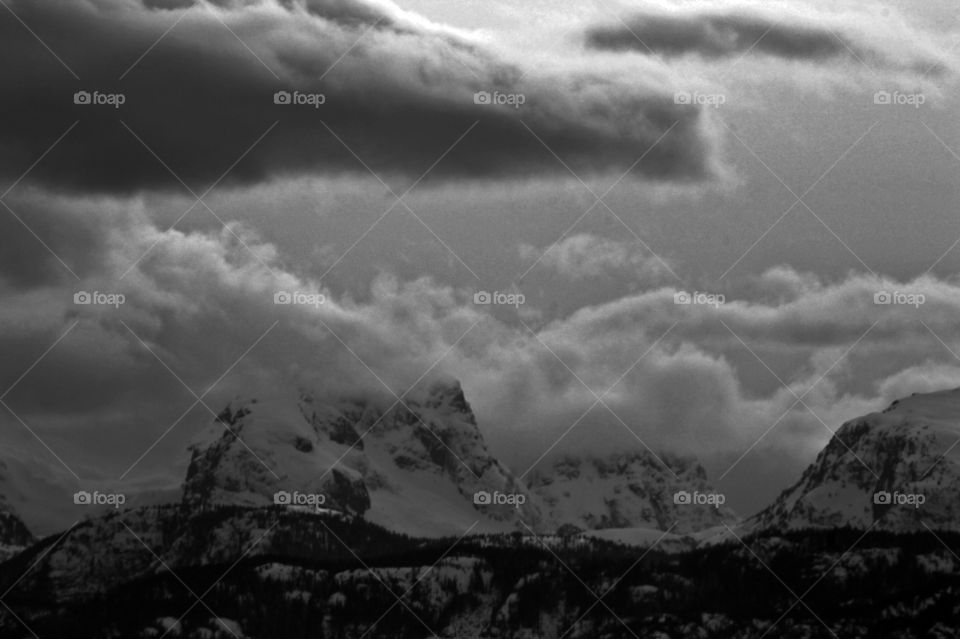 The ever changing sky produced some stunning clouds over the mountains. 