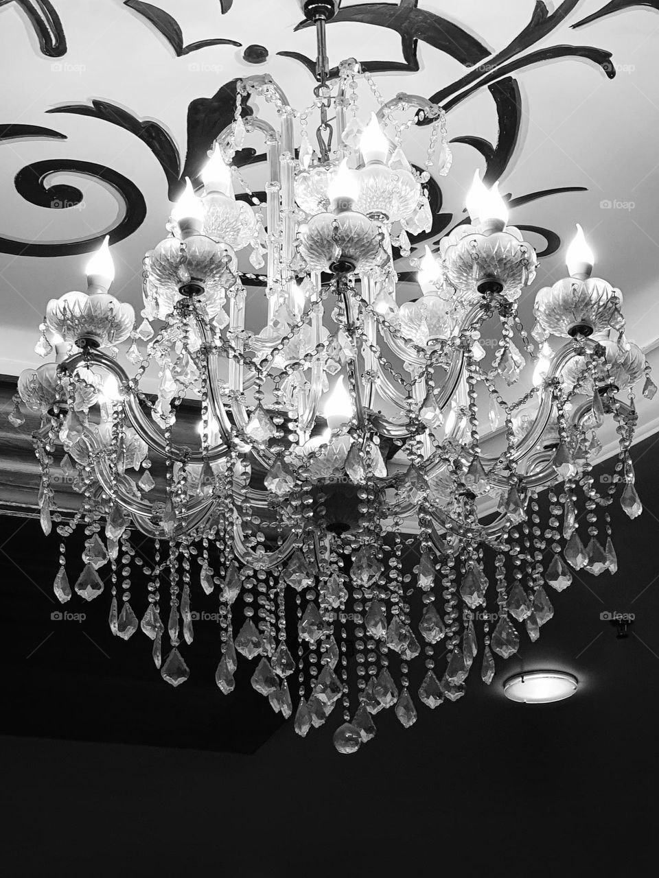Chandelier in BnW