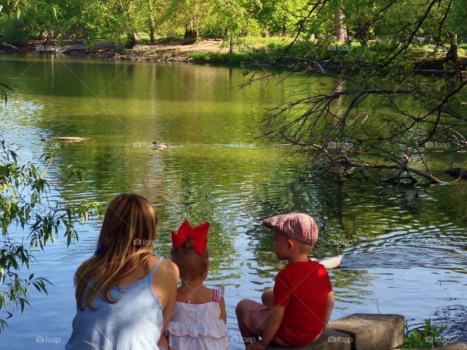 Family day at the park