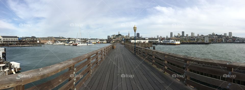 San Francisco Pier. Right off the bay.