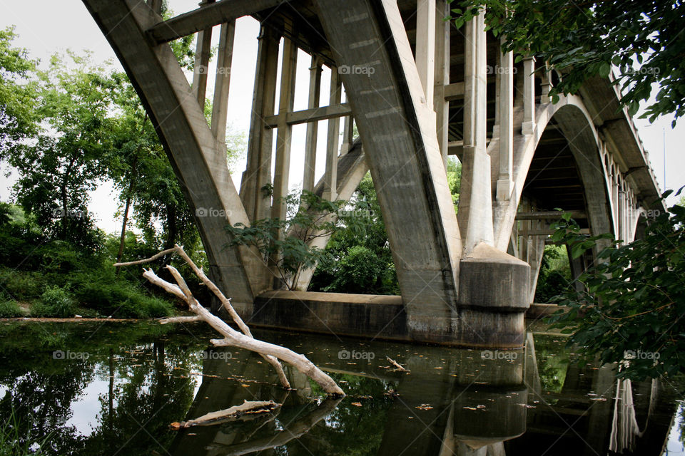 Bridge. Photo taken at Lay Lake below a bridge