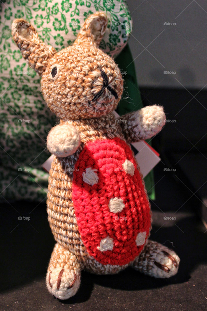 animal toy rabbit knitting by twilite