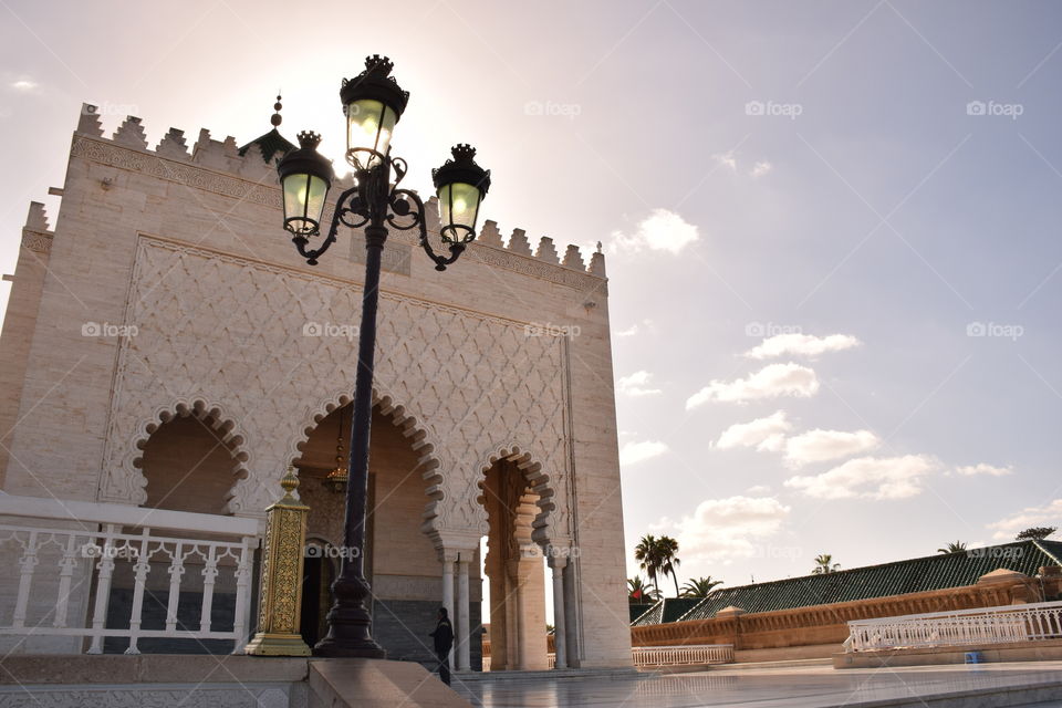 Mohamed V mausoleo, rabat, Morroco