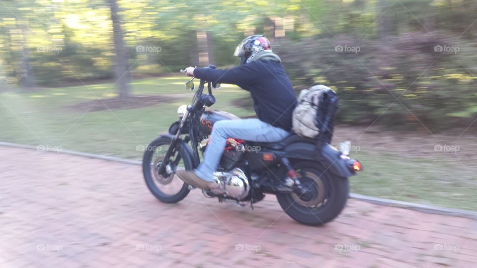 Moving Motorcycle