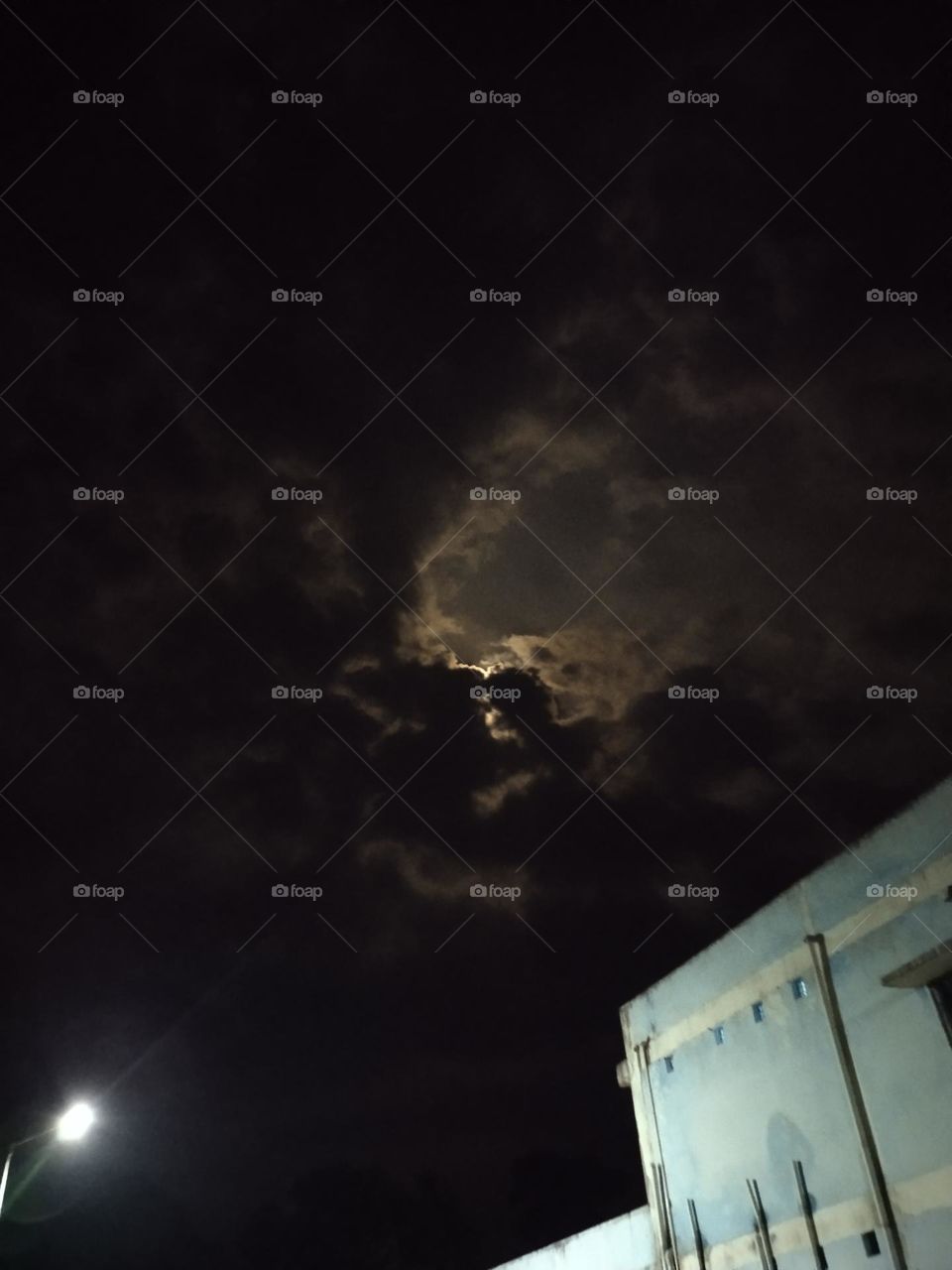 Moon horror building