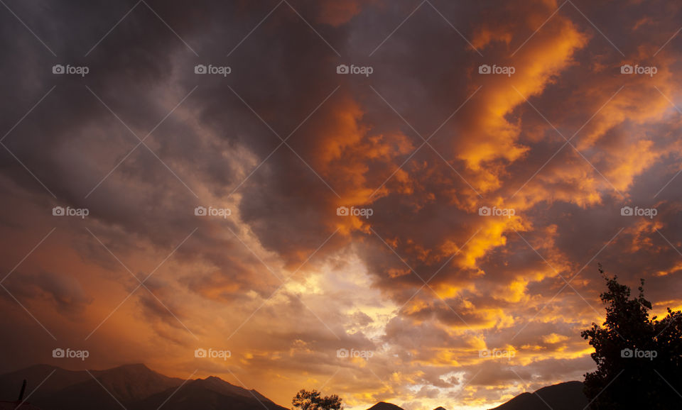 Sunset after  the storm