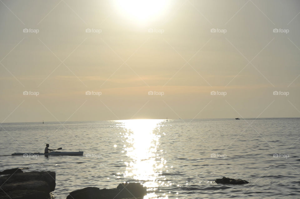 Sunset, Water, Dawn, Sea, Ocean