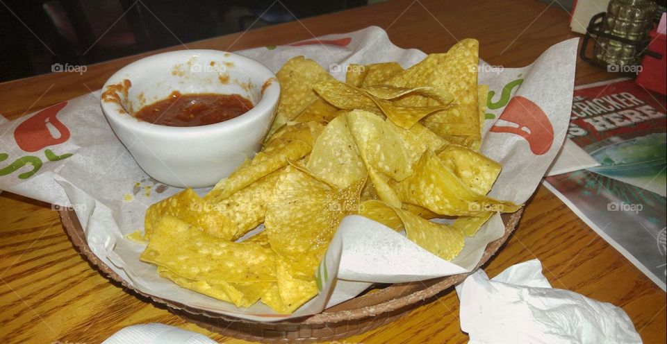 Mexican chips and salsa