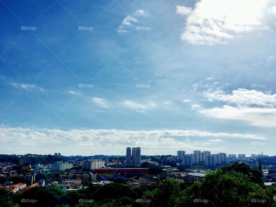 #Jundiaí, 9h da 6a feira.
Um #céu azul totalmente inspirador!
Como não contemplar? 
📸
#natureza #paisagem #fotografia #mobgrafia #inspirador #sky #landscapes