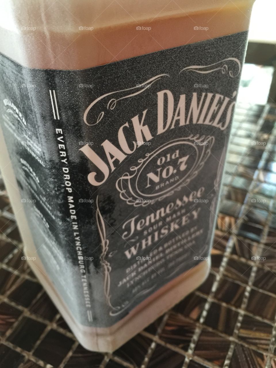Icy Jack Daniela's . Right out of the freezer 