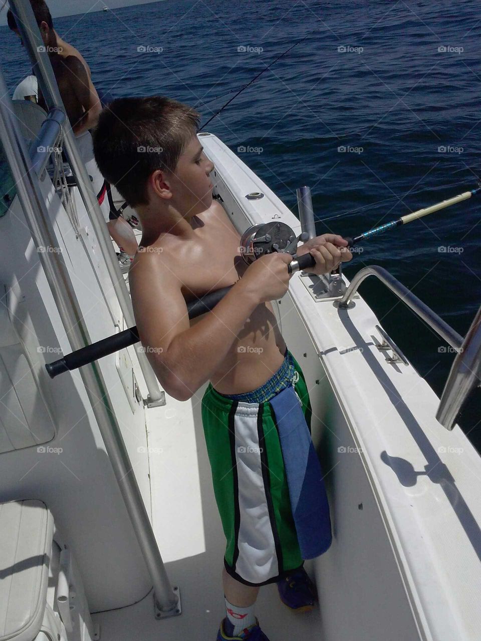 Kid Deep Sea Fishing