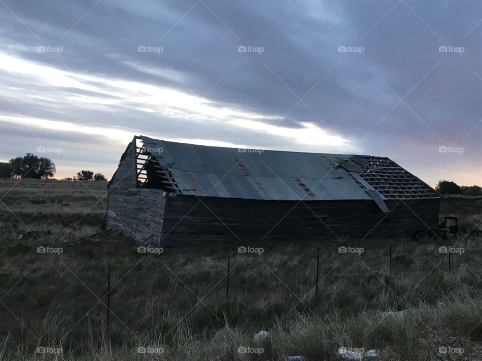 Farm, Barn, Abandoned, House, Landscape