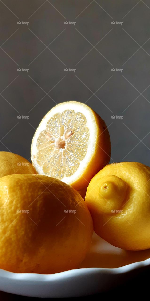 lemons in the kitchen