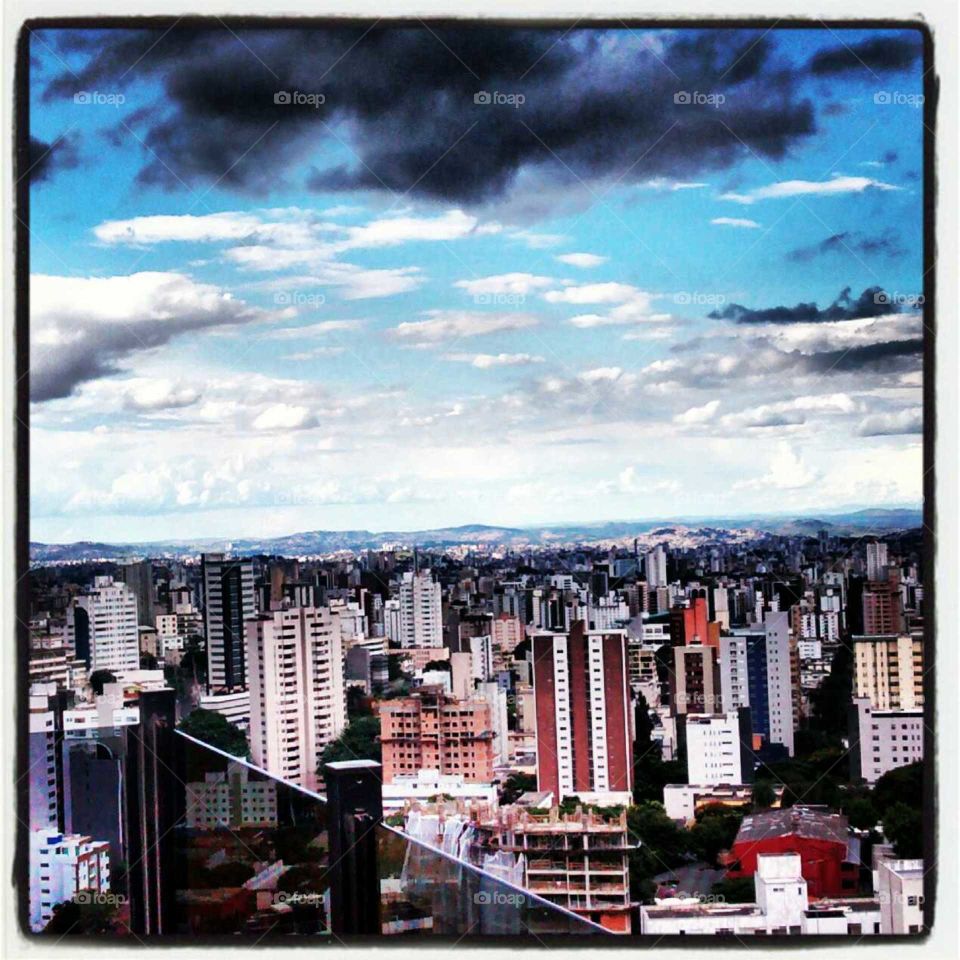 Beautiful view of BH. A beatiful view of Belo Horizonte, Minas Gerais, Brazil