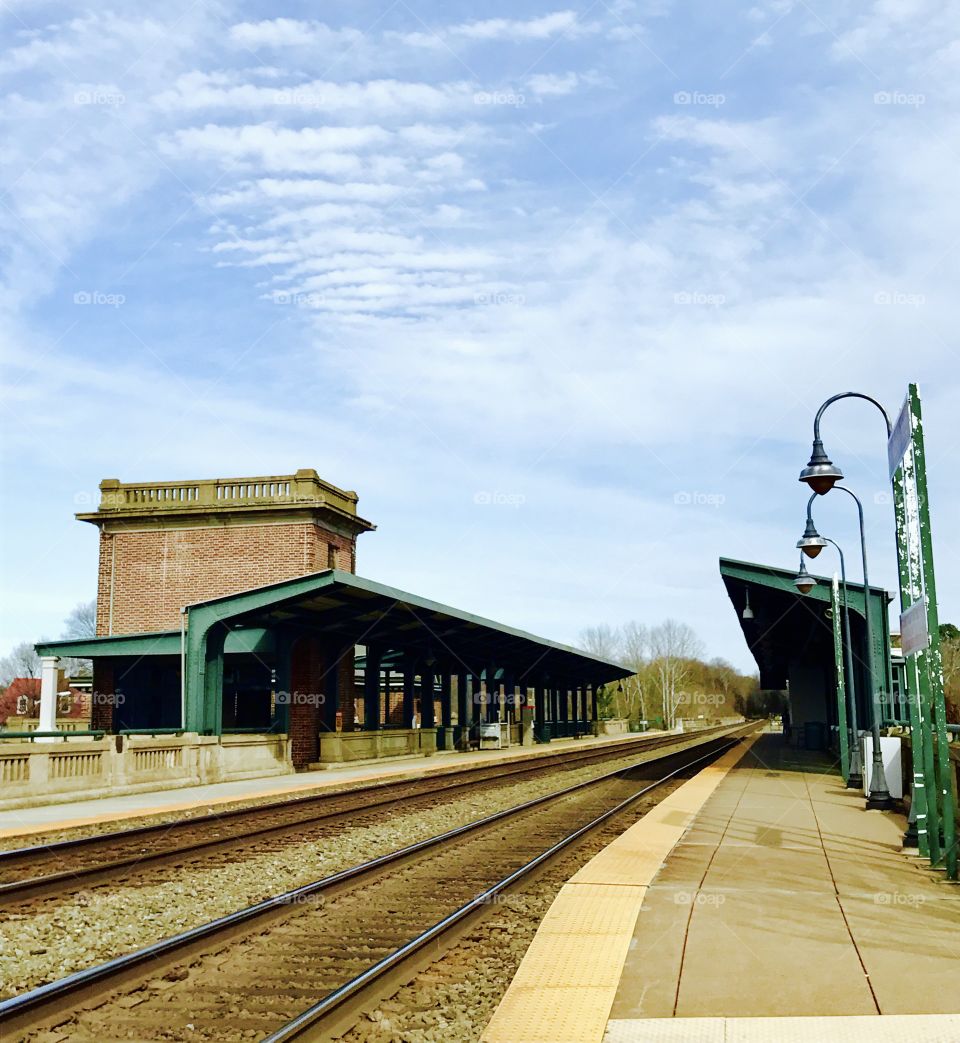 Empty Train Station