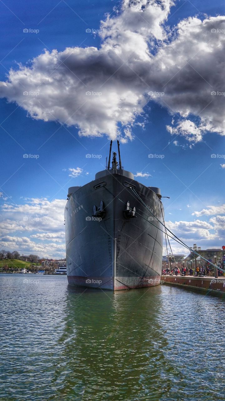 Baltimore Inner Harbor Ship