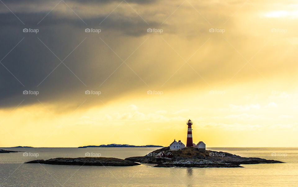 Landego lighthouse in norway