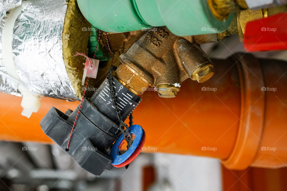 water and heating supply system of the house